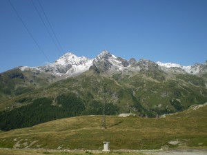 Paesaggio salendo sullo Spluga