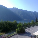 Vista del lago Idro dalla finestra del bed and breakfast