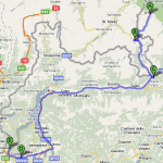 Mappa Gavia e Stelvio secondo giorno